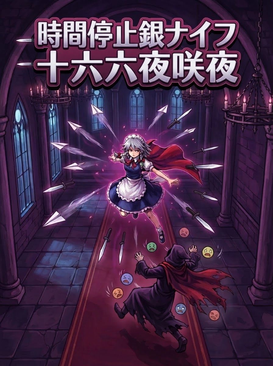 時間停止銀ナイフ — 十六夜咲夜