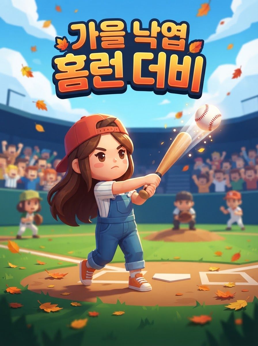 가을 낙엽 홈런 더비
