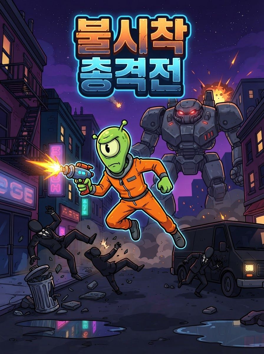 불시착 총격전