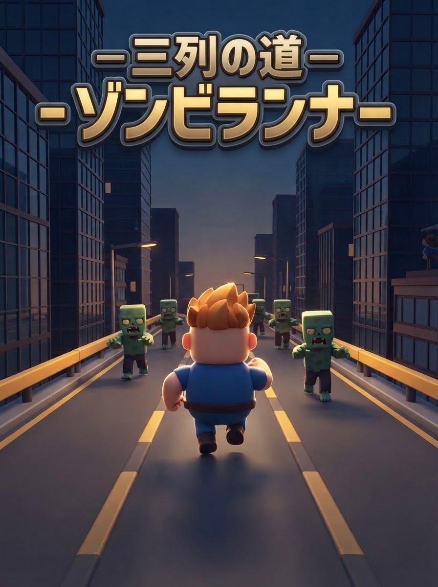 三列の道 - ゾンビランナー