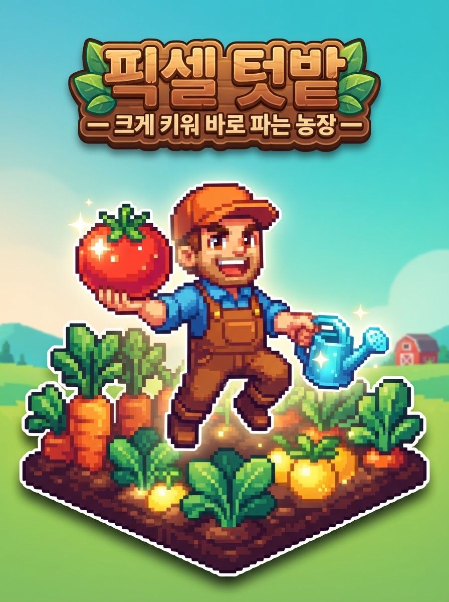 픽셀 텃밭 — 크게 키워 바로 파는 농장