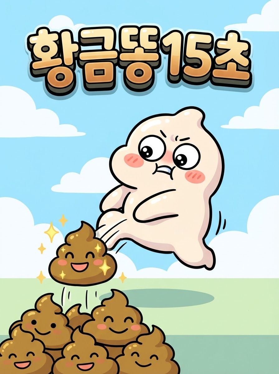 황금똥 15초