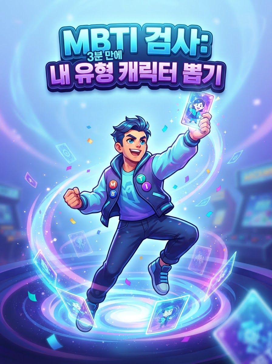 MBTI 검사: 3분 만에 내 유형 캐릭터 뽑기