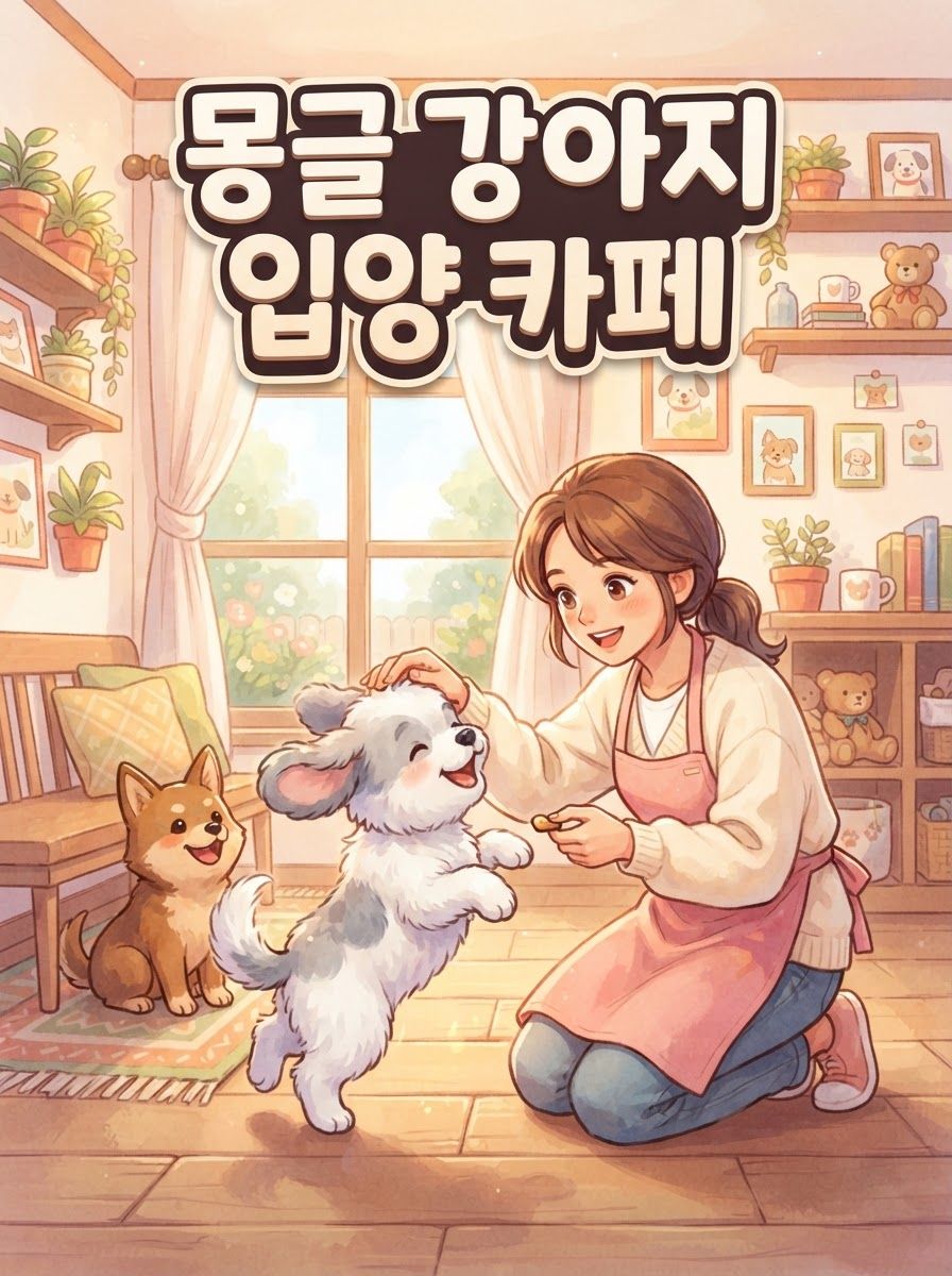 몽글 강아지 입양 카페