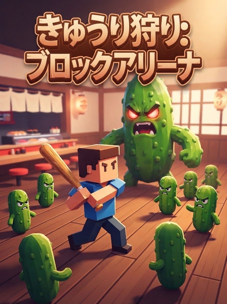 きゅうり狩り：ブロックアリーナ