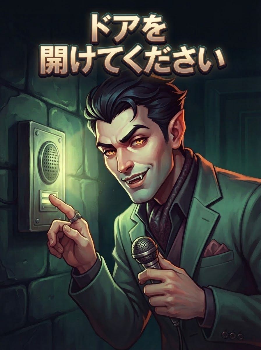 ドアを開けてください