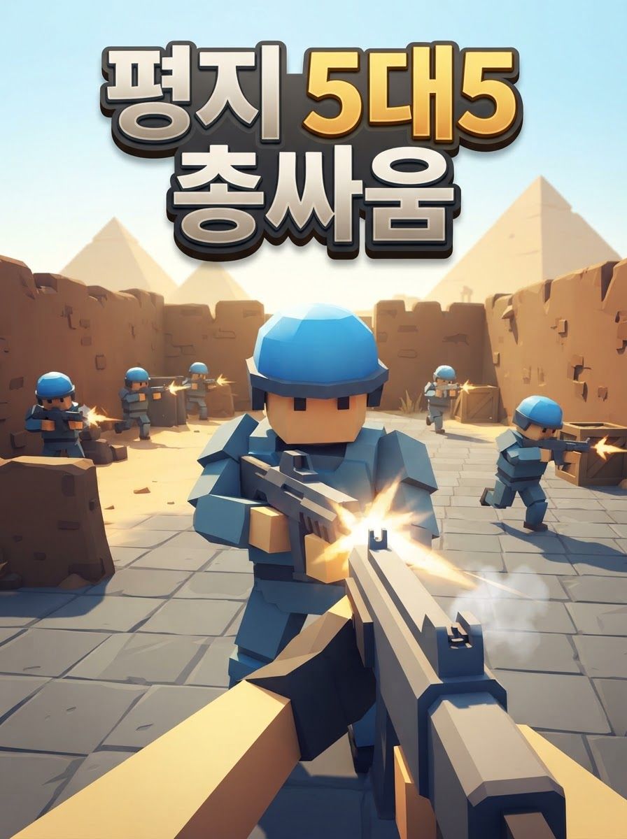 평지 5대5 총싸움