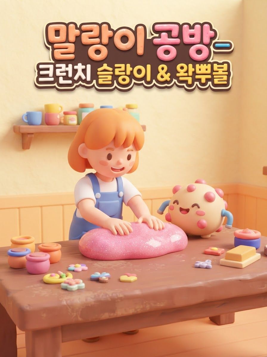 말랑이 공방 — 크런치 슬랑이 & 왁뿌볼