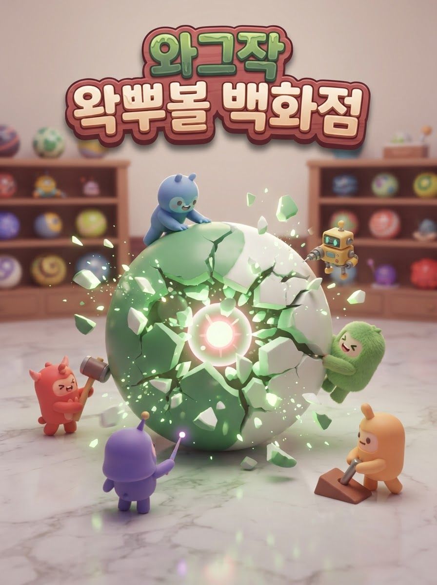 와그작 왁뿌볼 백화점