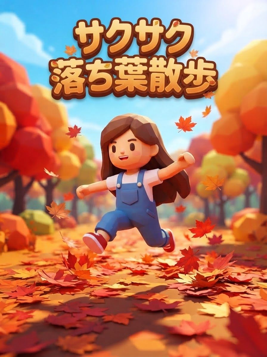 サクサク落ち葉散歩
