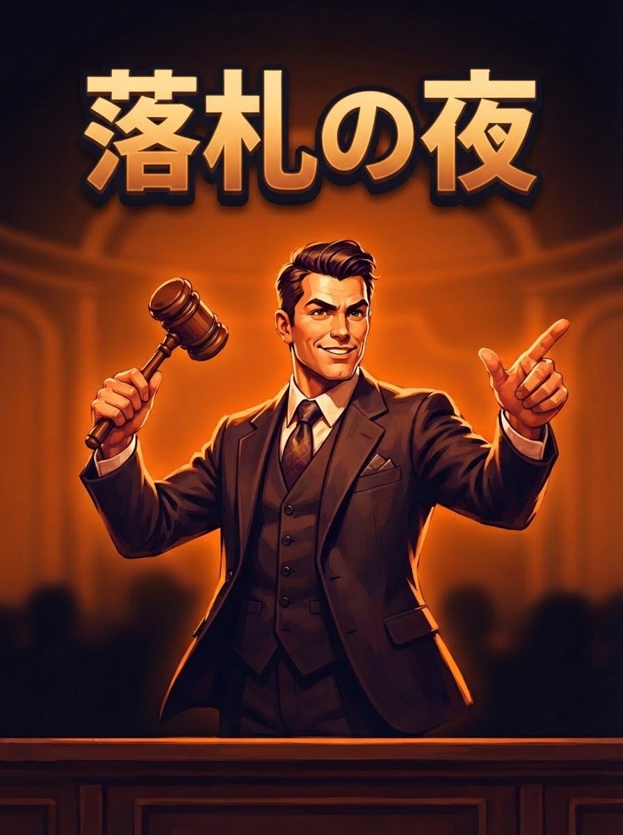 落札の夜