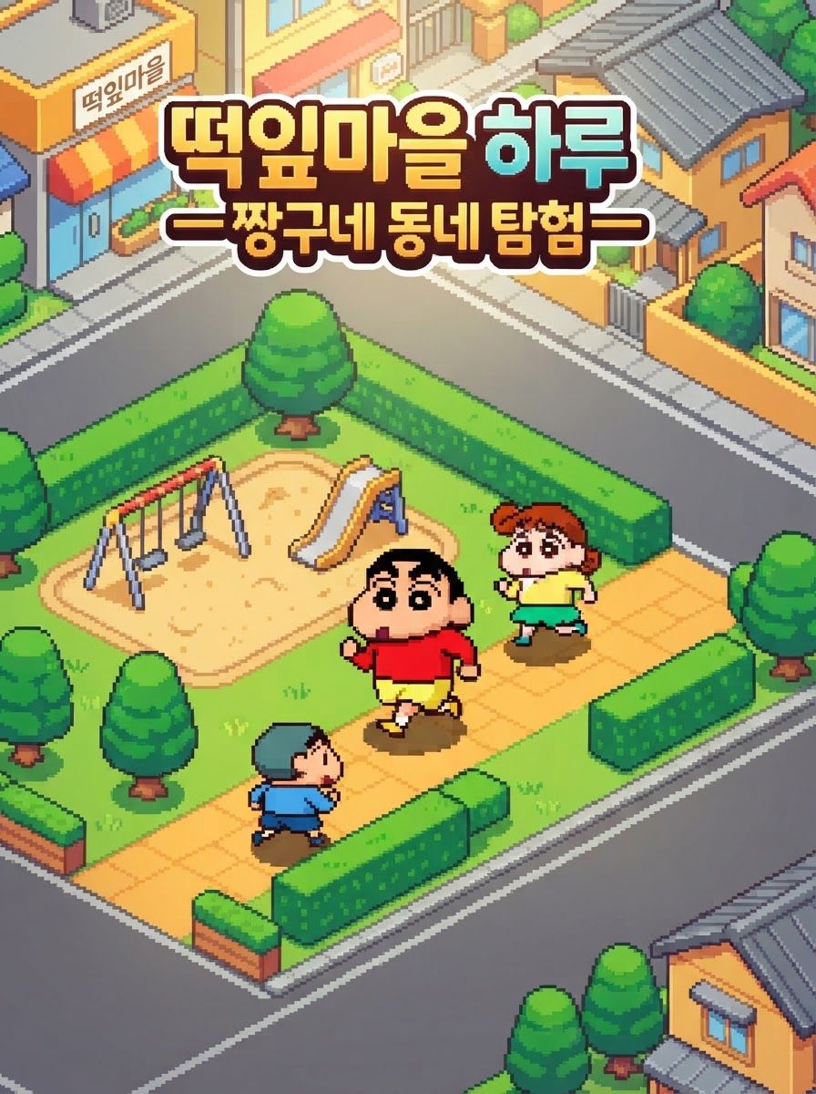 떡잎마을 하루 — 짱구네 동네 탐험