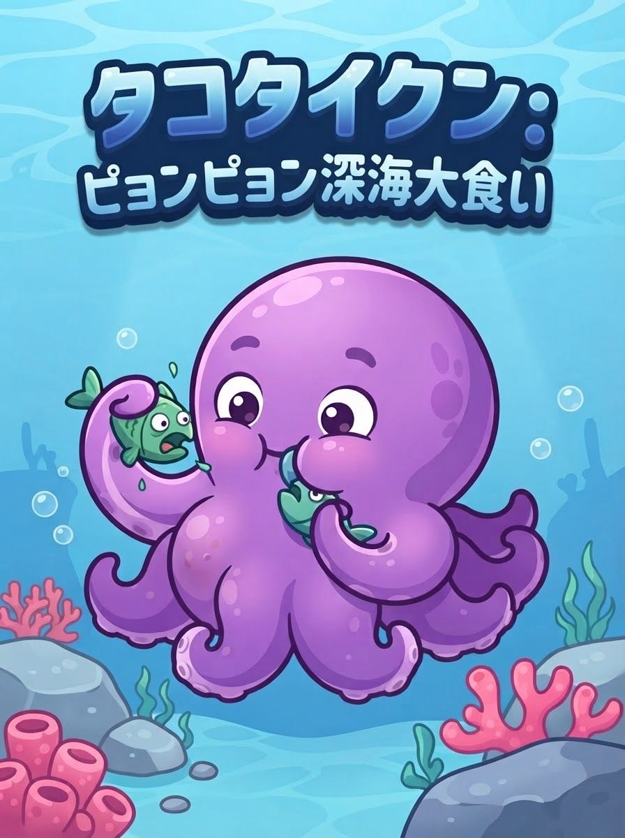タコタイクン：ピョンピョン深海大食い