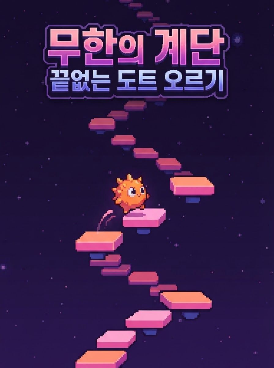 무한의 계단: 끝없는 도트 오르기