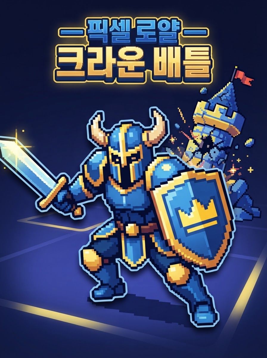 픽셀 로얄 — 128장 수집 크라운 배틀