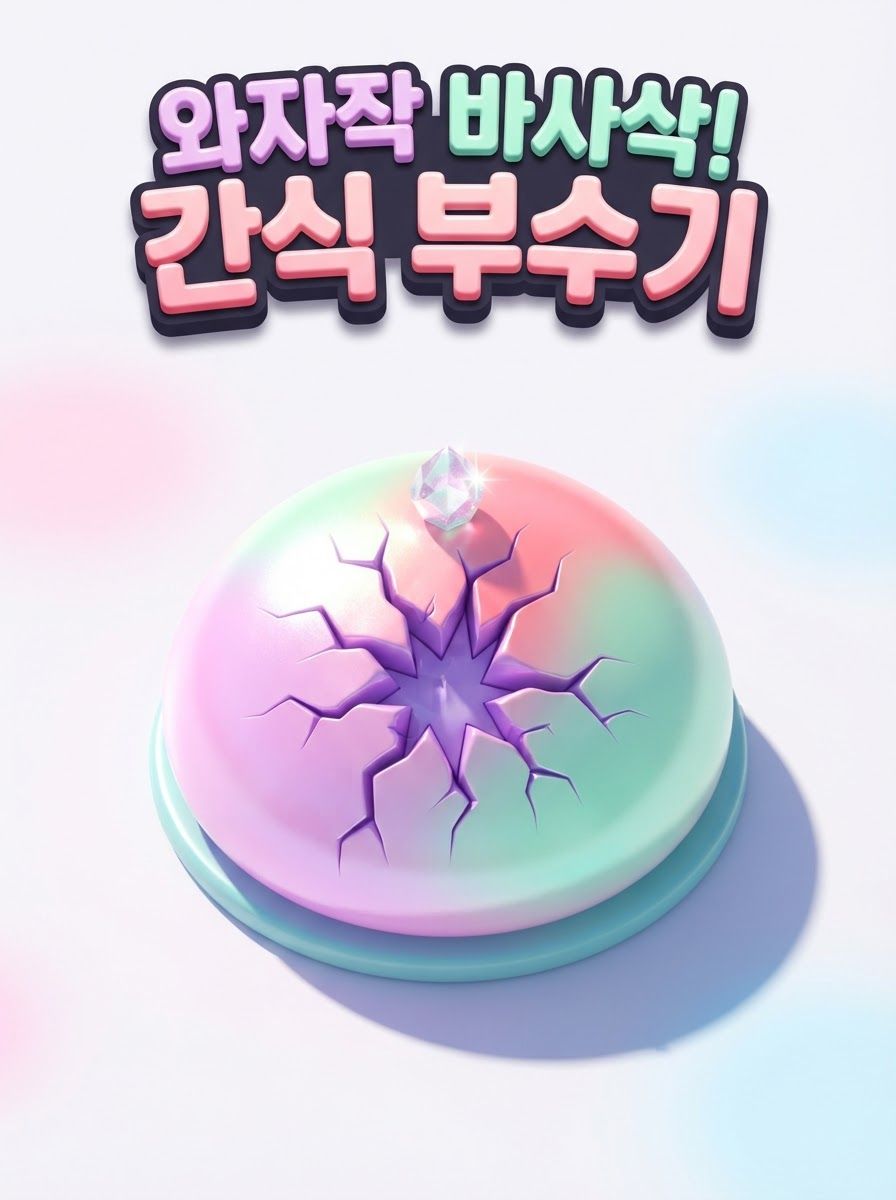 와자작 바사삭! 간식 부수기