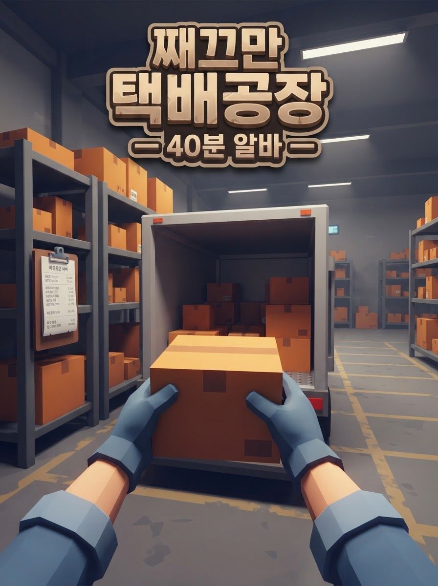 째끄만 택배 공장 — 40분 알바